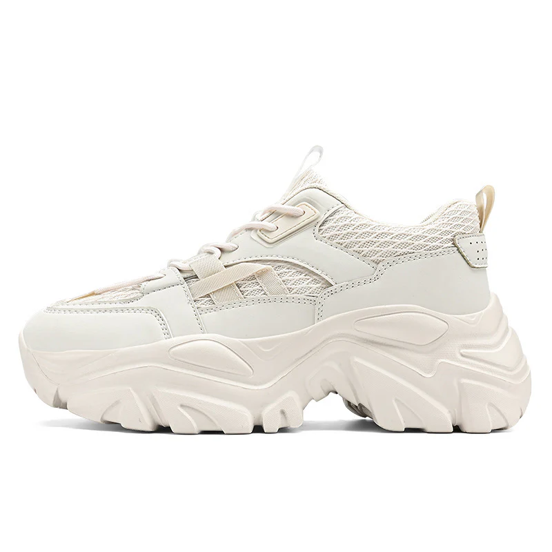 Damen Chunky Sneaker mit atmungsaktivem Obermaterial und rutschfester Sohle Heidi Mode - Image 5