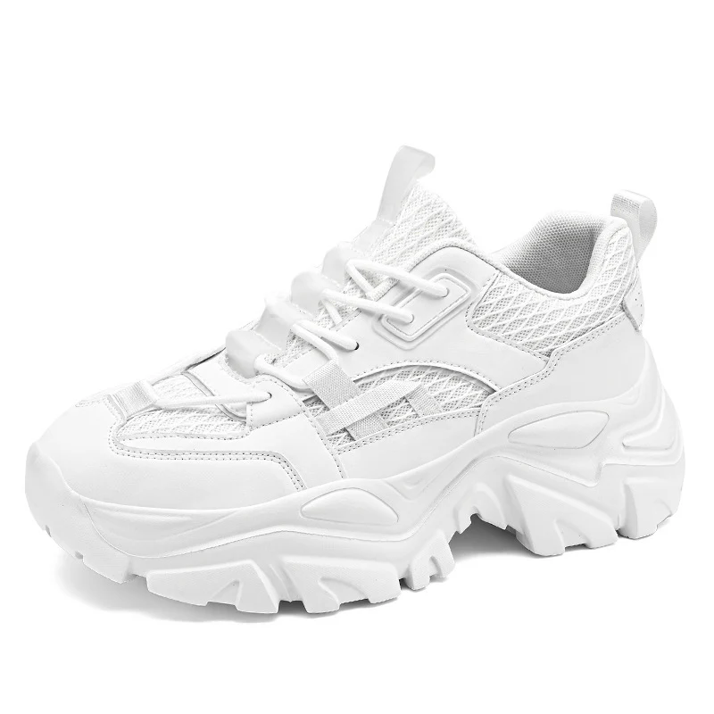 Damen Chunky Sneaker mit atmungsaktivem Obermaterial und rutschfester Sohle Heidi Mode - Image 7