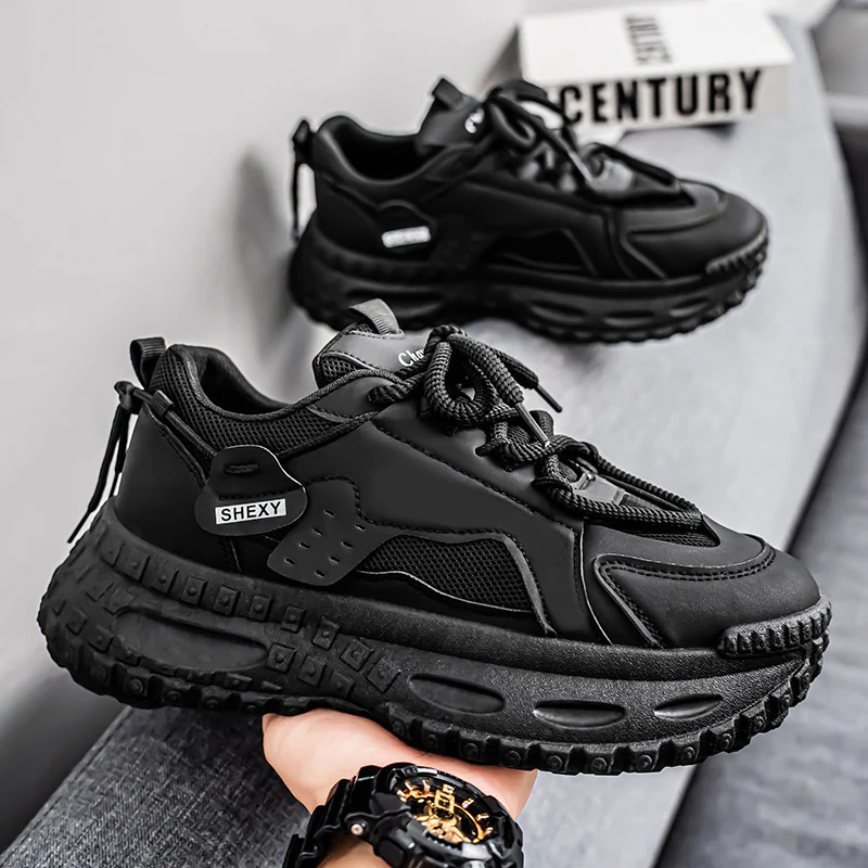 Damen Chunky Sneaker mit atmungsaktiver Mesh-Oberfläche und dämpfender Sohle Heidi Mode - Image 7