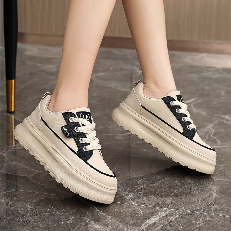Damen Chunky Sneaker mit dämpfender Laufsohle und atmungsaktivem Mesh-Obermaterial Heidi Mode - Image 3