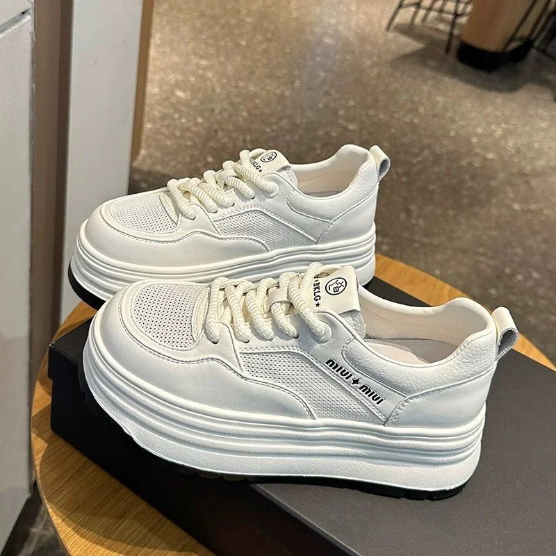 Damen Chunky-Sneaker mit dicker Plattform und atmungsaktivem Obermaterial Heidi Mode - Image 3