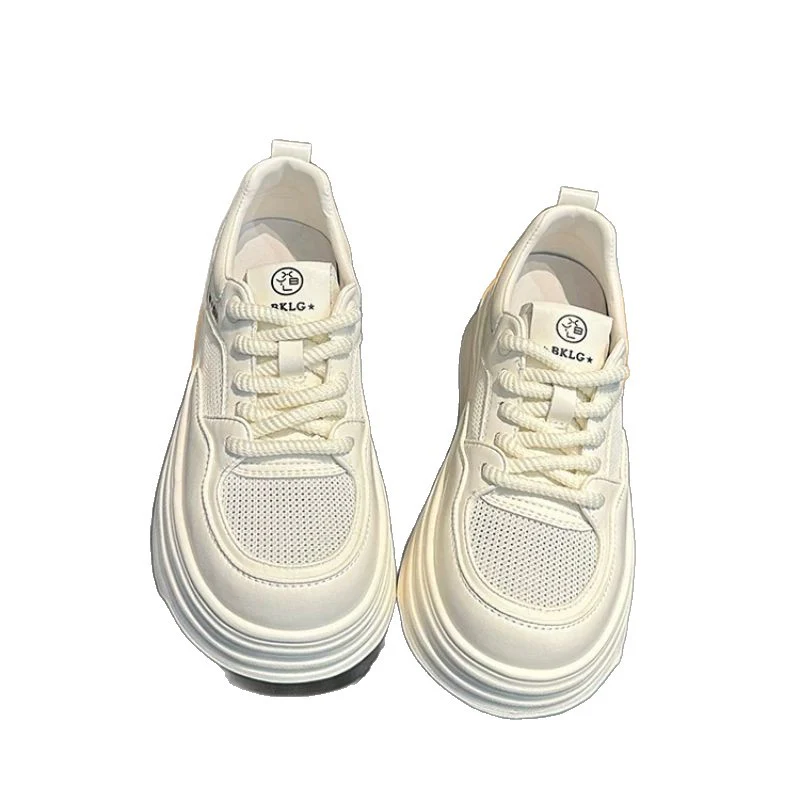 Damen Chunky-Sneaker mit dicker Plattform und atmungsaktivem Obermaterial Heidi Mode - Image 5