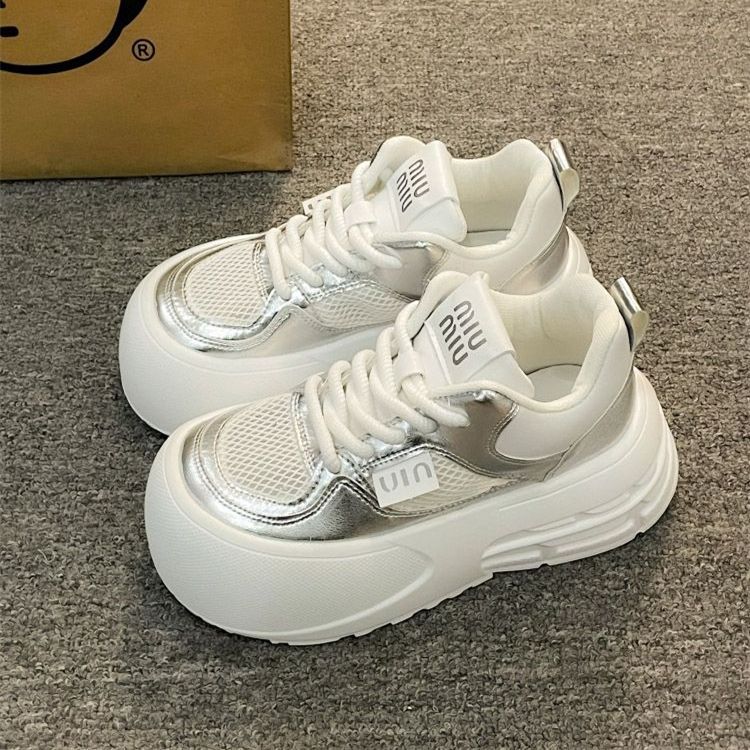 Damen Chunky-Sneaker mit glänzenden Akzenten und dämpfender Sohle Heidi Mode - Image 2