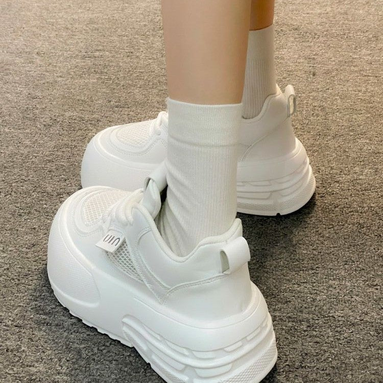 Damen Chunky-Sneaker mit glänzenden Akzenten und dämpfender Sohle Heidi Mode - Image 4