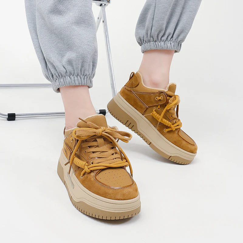 Damen Chunky Sneaker mit innovativem Schnürsystem und dämpfender Sohle Heidi Mode - Image 2