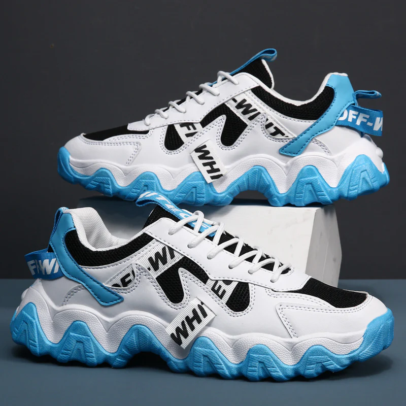 Damen Chunky Sneakers mit atmungsaktivem Obermaterial und rutschfester Laufsohle Heidi Mode - Image 6