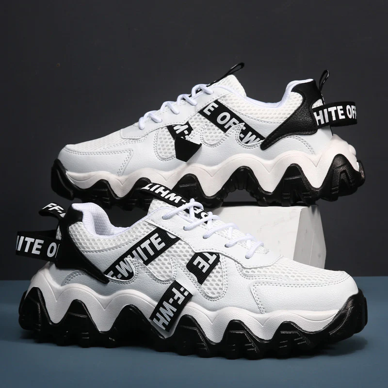 Damen Chunky Sneakers mit atmungsaktivem Obermaterial und rutschfester Laufsohle Heidi Mode - Image 8