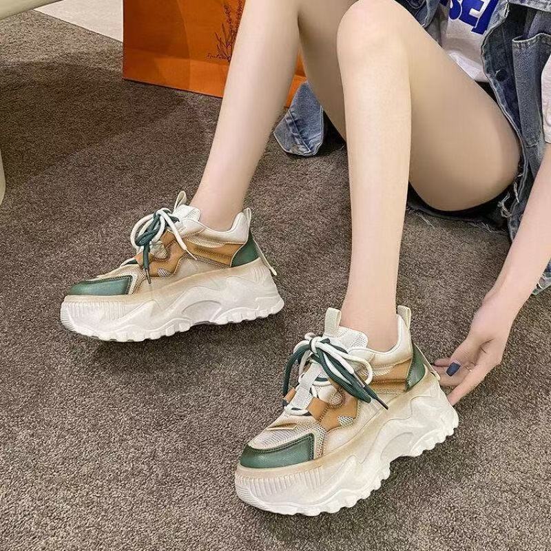 Damen Chunky Sneakers mit atmungsaktiver Mesh-Oberfläche und modischem Design Heidi Mode - Image 2