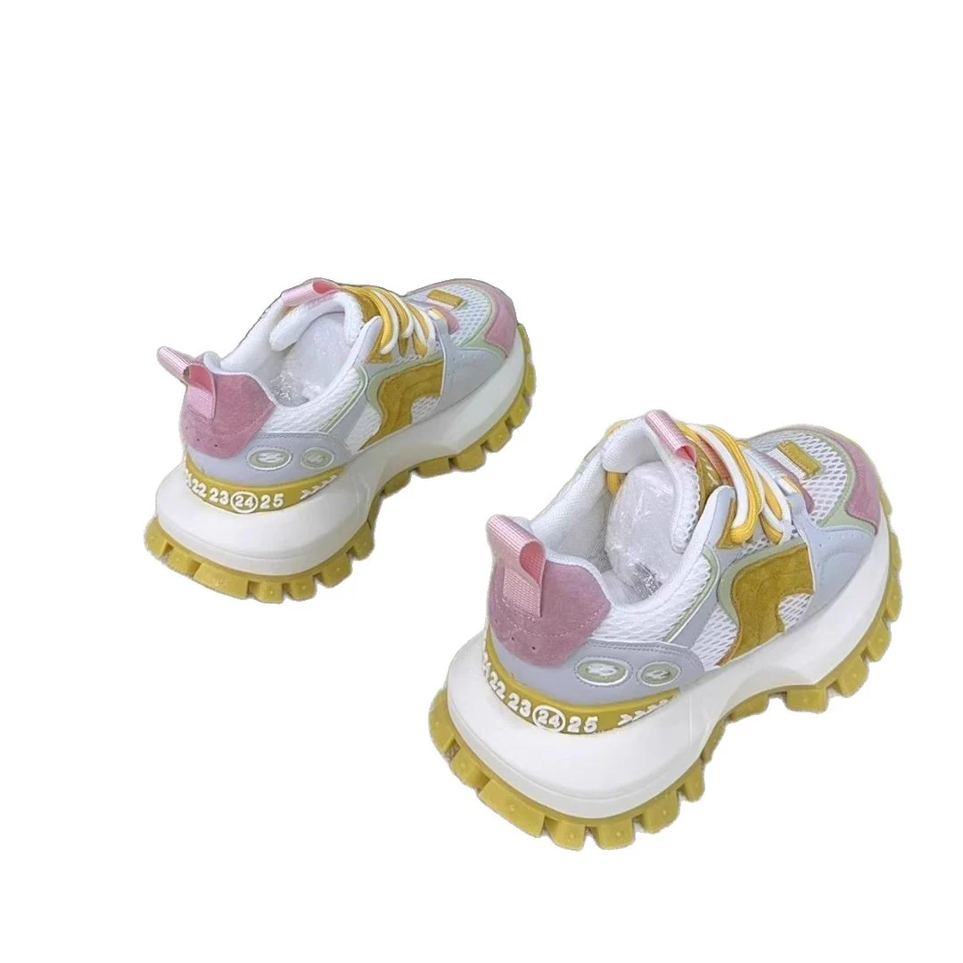 Damen Chunky Sneakers mit atmungsaktiver Mesh-Oberfläche und rutschfester Profilsohle Heidi Mode - Image 5