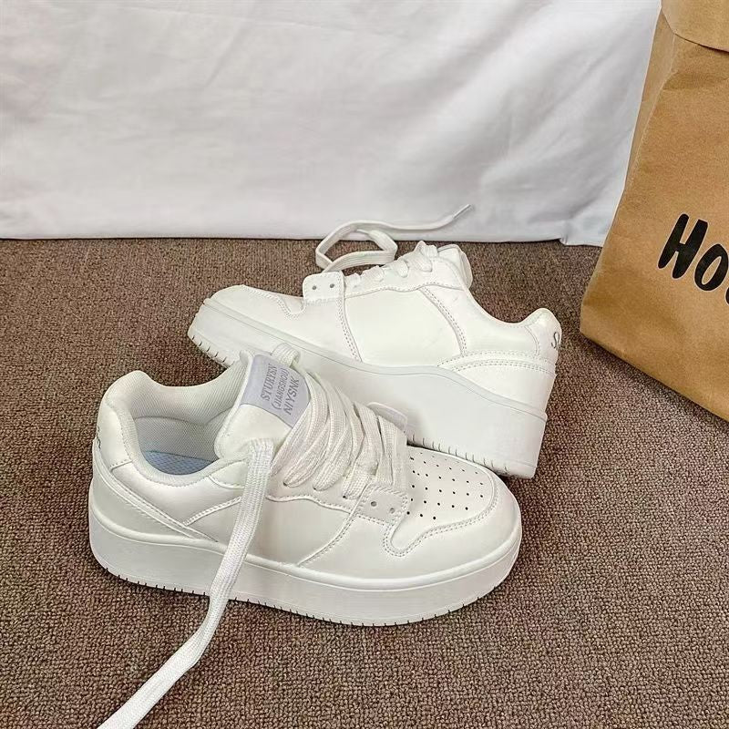 Damen Chunky Sneakers mit atmungsaktiver Oberflächenstruktur und dämpfender Sohle Heidi Mode
