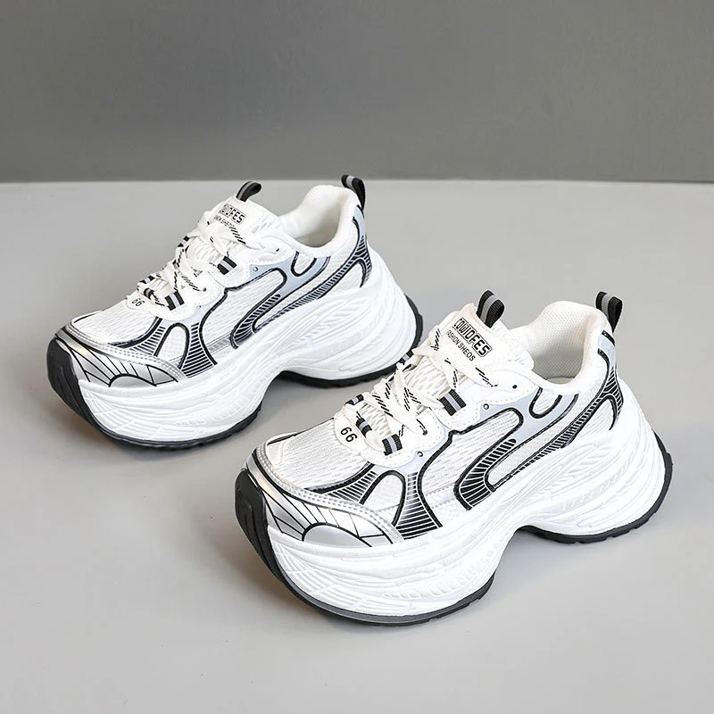 Damen Chunky Sneakers mit dämpfender Laufsohle und modischem Design Heidi Mode - Image 8