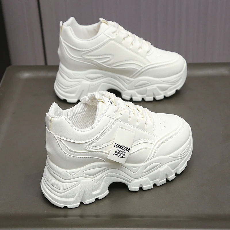 Damen Chunky Sneakers mit dämpfender Sohle und sportlichem Design Heidi Mode - Image 2