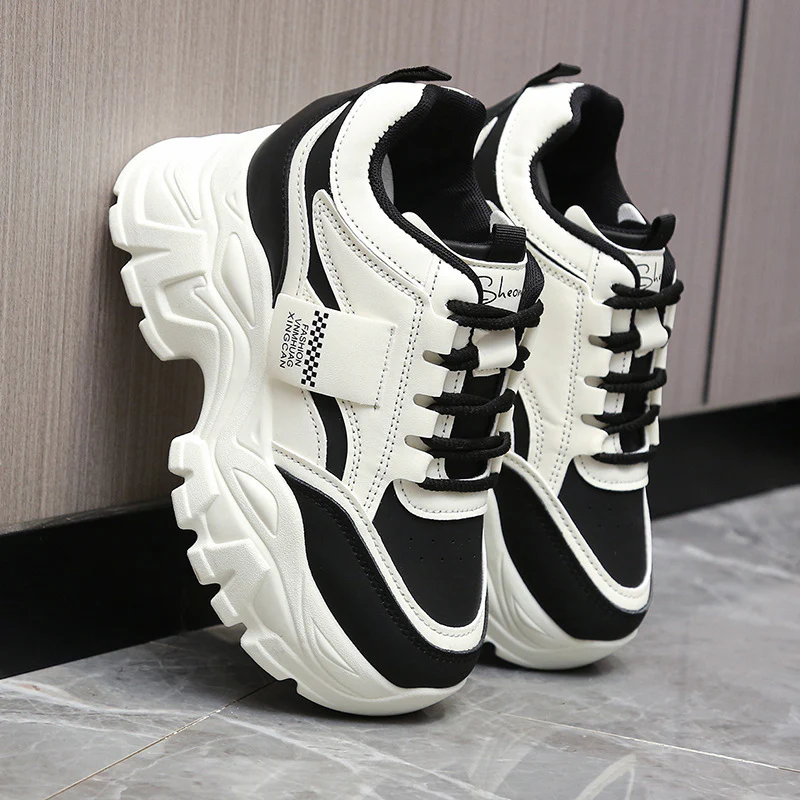 Damen Chunky Sneakers mit dämpfender Sohle und sportlichem Design Heidi Mode - Image 5