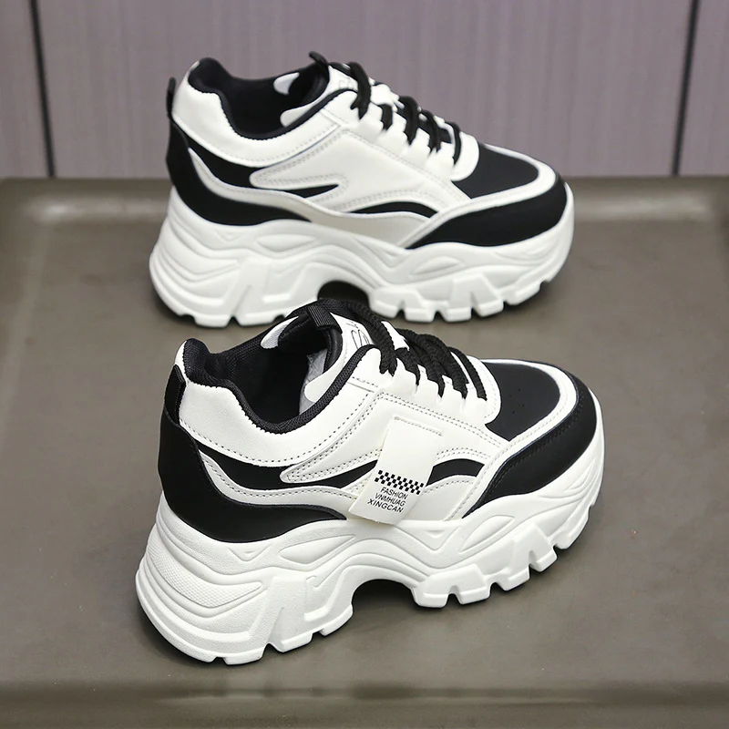Damen Chunky Sneakers mit dämpfender Sohle und sportlichem Design Heidi Mode - Image 6