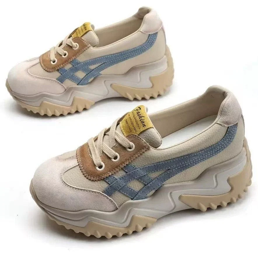 Damen Chunky Sneakers mit ergonomischem Sohlenprofil und atmungsaktivem Obermaterial Heidi Mode - Image 2