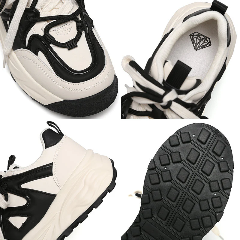 Damen Chunky Sneakers mit ergonomischer Dämpfung und atmungsaktivem Obermaterial Heidi Mode - Image 4