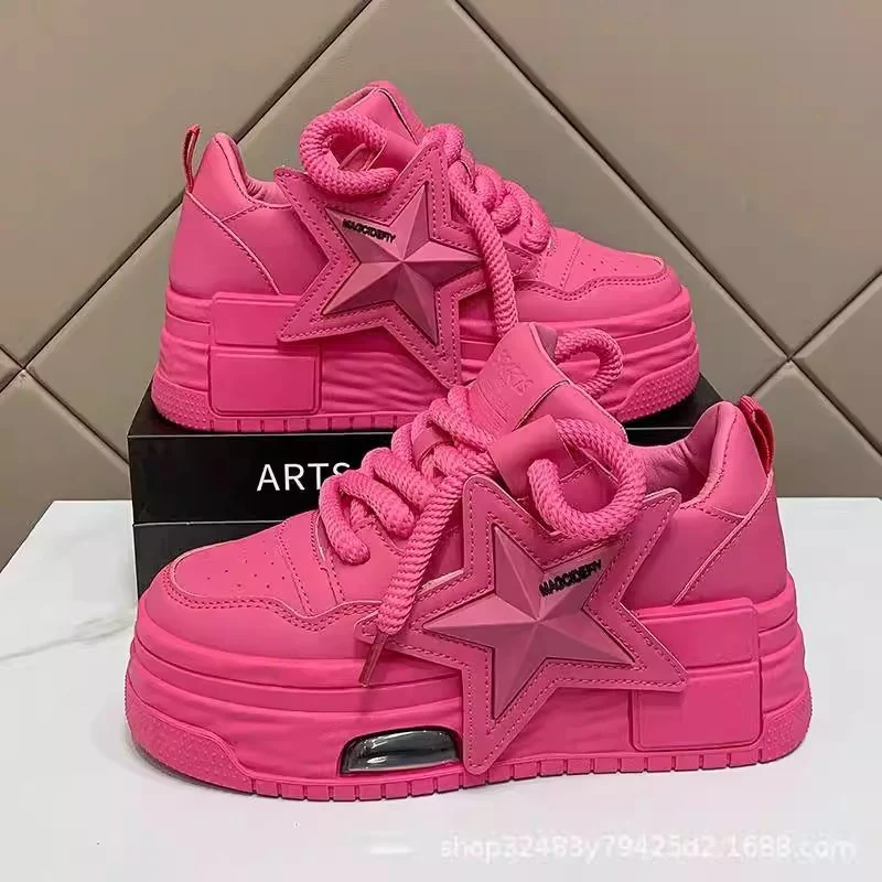 Damen Chunky Sneakers mit innovativem Dämpfungssystem und modischem Sternen-Design Heidi Mode - Image 3