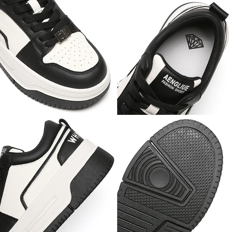 Damen Chunky Sneakers mit innovativem Sohlenprofil und modischem Obermaterial Heidi Mode - Image 4