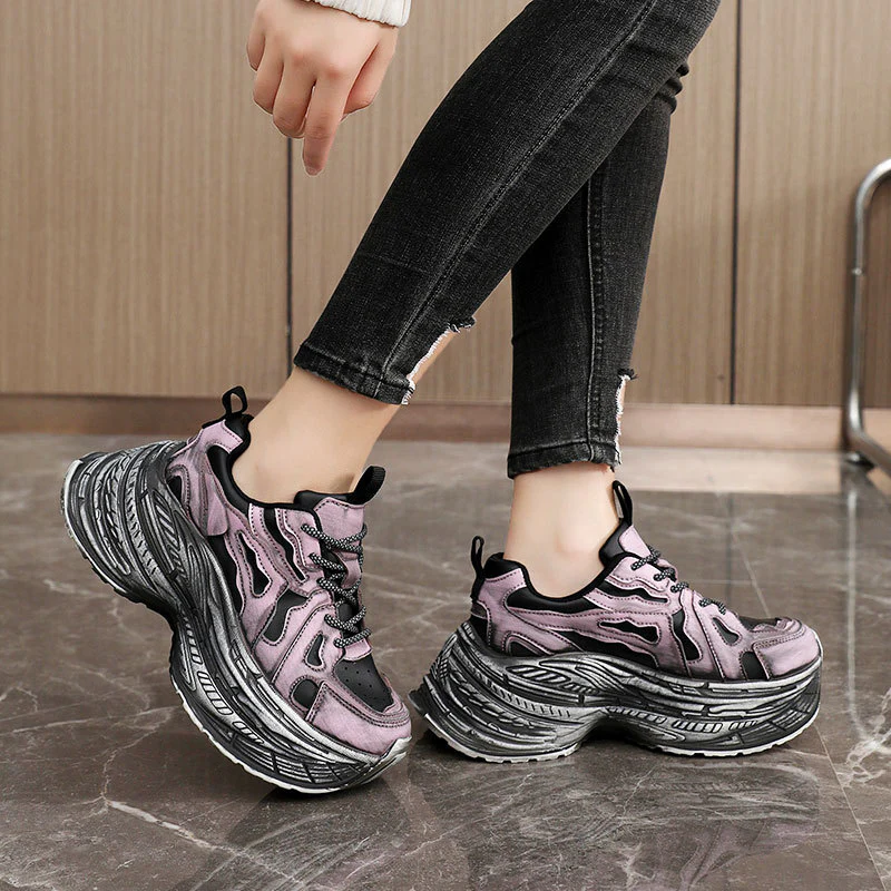 Damen Chunky Sneakers mit innovativem und elastischem Design Heidi Mode - Image 2