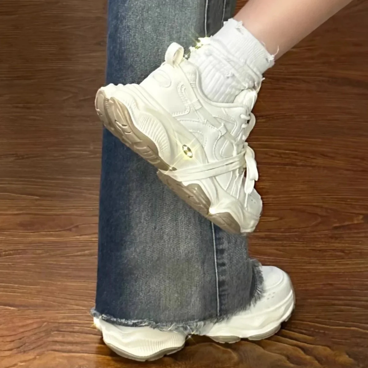Damen Chunky Sneakers mit innovativer Dämpfung und flexibler Sohle Heidi Mode - Image 4