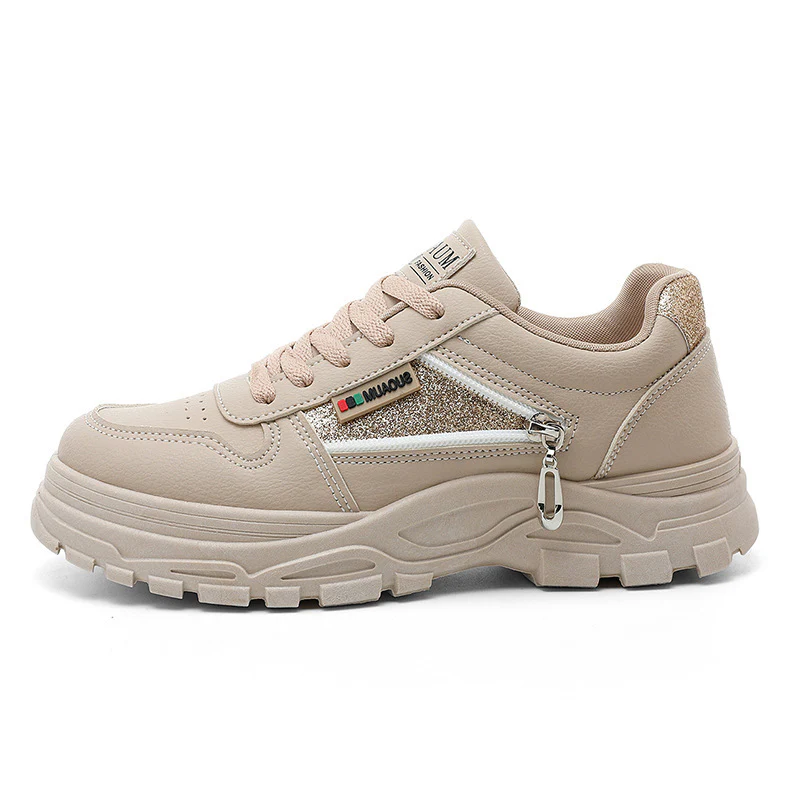 Damen Chunky Sneakers mit modischem Glitzer-Akzent und robustem Design Heidi Mode - Image 6
