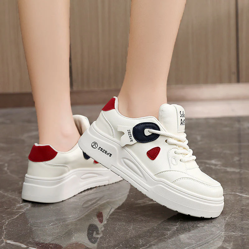 Damen Chunky Sneakers mit modischen Akzenten und bequemer Dämpfung Heidi Mode - Image 4
