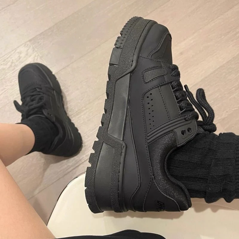 Damen Chunky Sneakers mit rutschfester Sohle und atmungsaktivem Obermaterial Heidi Mode - Image 5