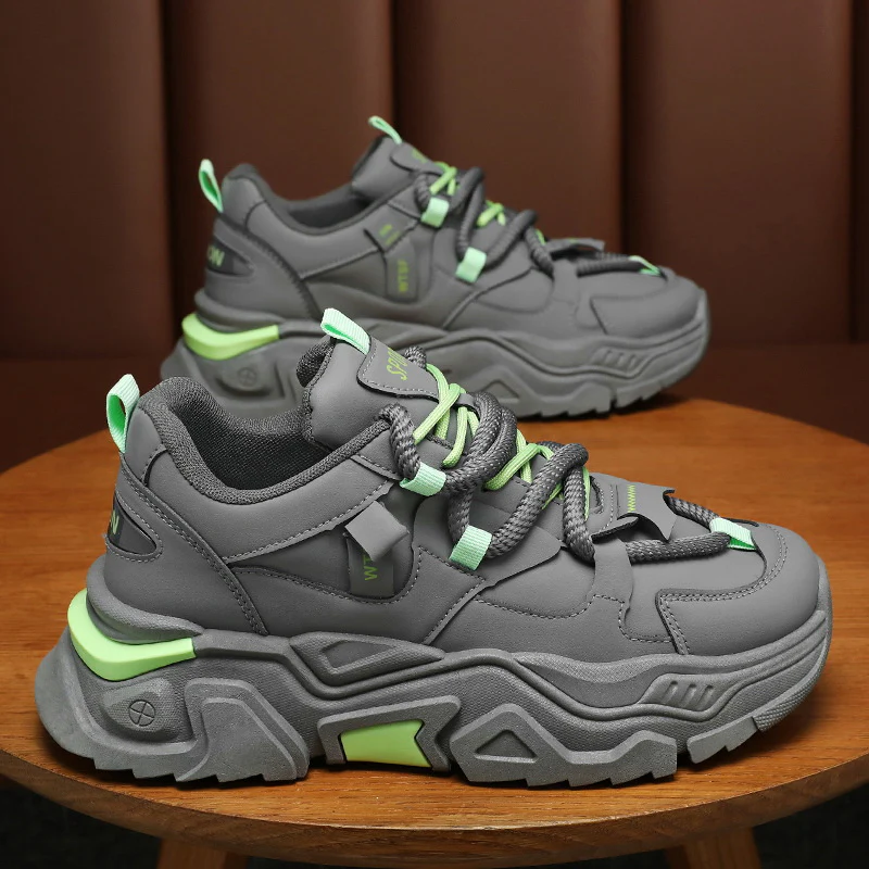 Damen Chunky Sneakers mit rutschfester Sohle und atmungsaktiver Mesh-Oberfläche Heidi Mode - Image 6