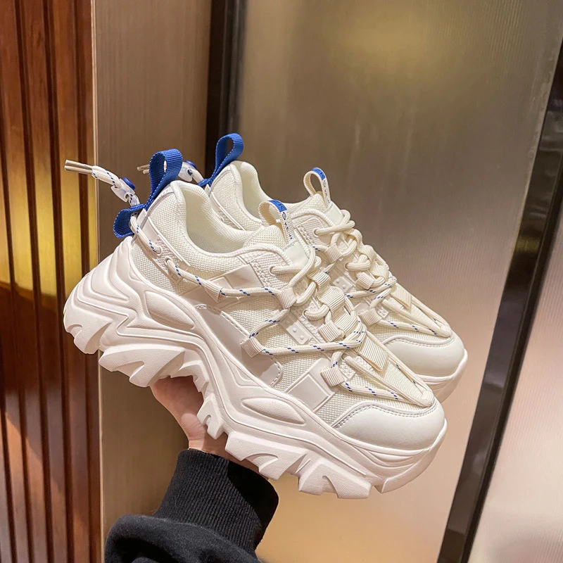 Damen Chunky Sneakers mit rutschfester Sohle und ergonomischer Dämpfung Heidi Mode - Image 2