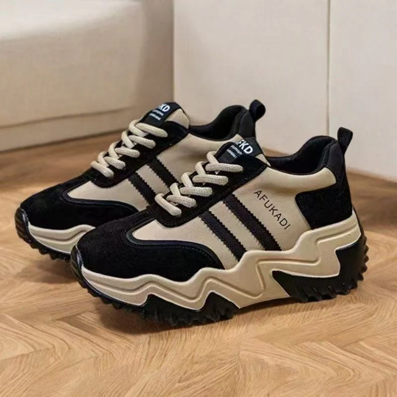 Damen Chunky Sneakers mit sportlichem Design und dämpfender Sohle Heidi Mode - Image 2