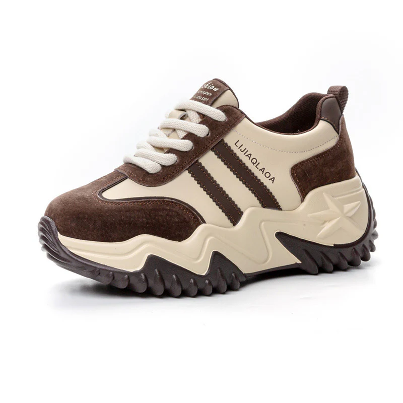 Damen Chunky Sneakers mit sportlichem Design und dämpfender Sohle Heidi Mode - Image 5