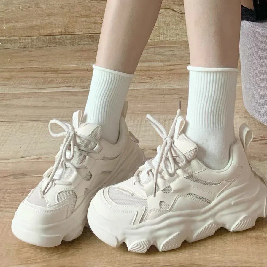 Damen Chunky Sneakers mit trendigem Design und komfortabler Stützsohle Heidi Mode - Image 7