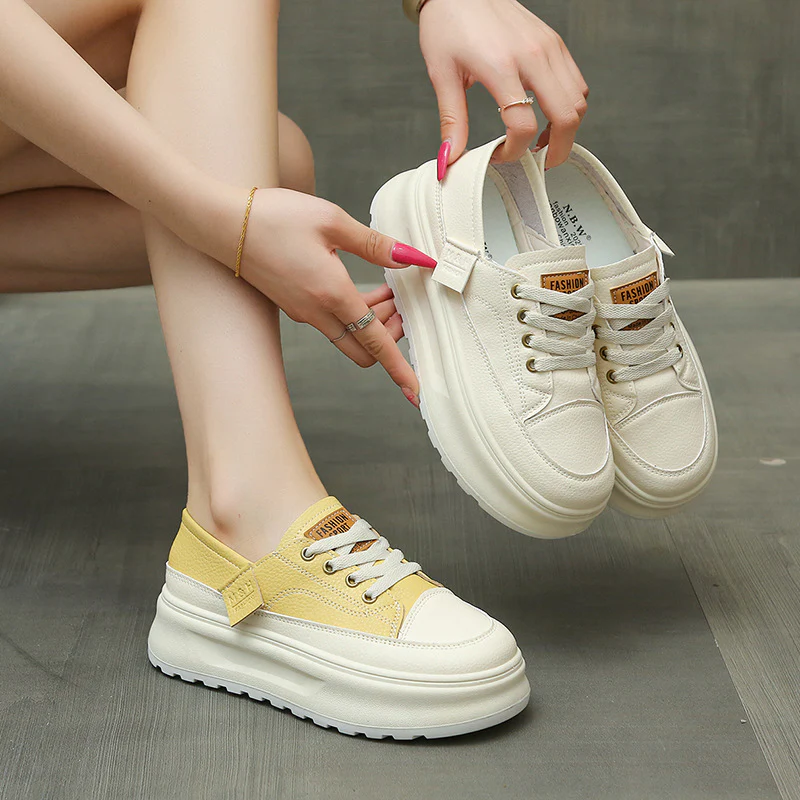 Damen Chunky Sneakers mit trendiger Plateausohle Heidi Mode - Image 4