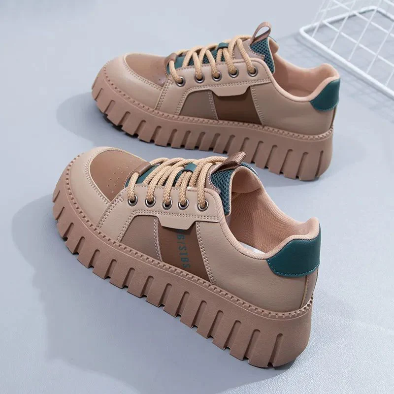 Damen Chunky Sneakers mit verstärktem Profil und atmungsaktivem Obermaterial Heidi Mode - Image 3