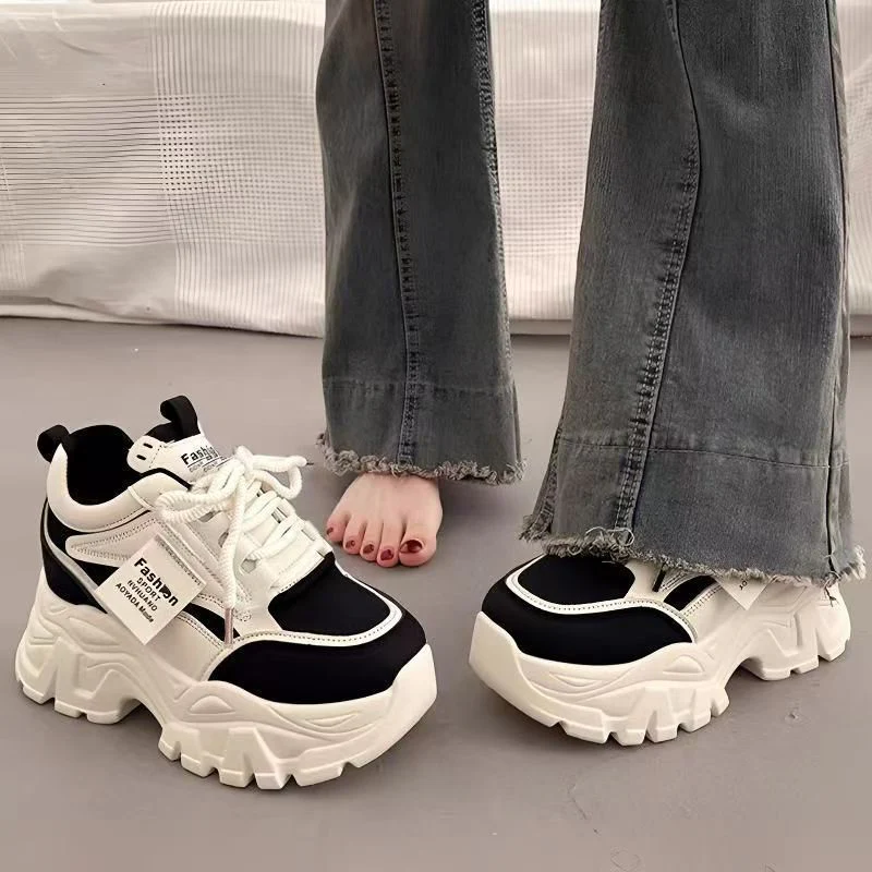 Damen Chunky Sneakers mit vielseitigem Design und bequemer Dämpfung Heidi Mode - Image 4