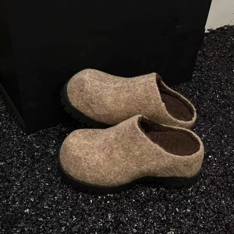 Damen Clogs aus hochwertigem Filz mit robustem Profil und rutschfester Sohle Heidi Mode - Image 8