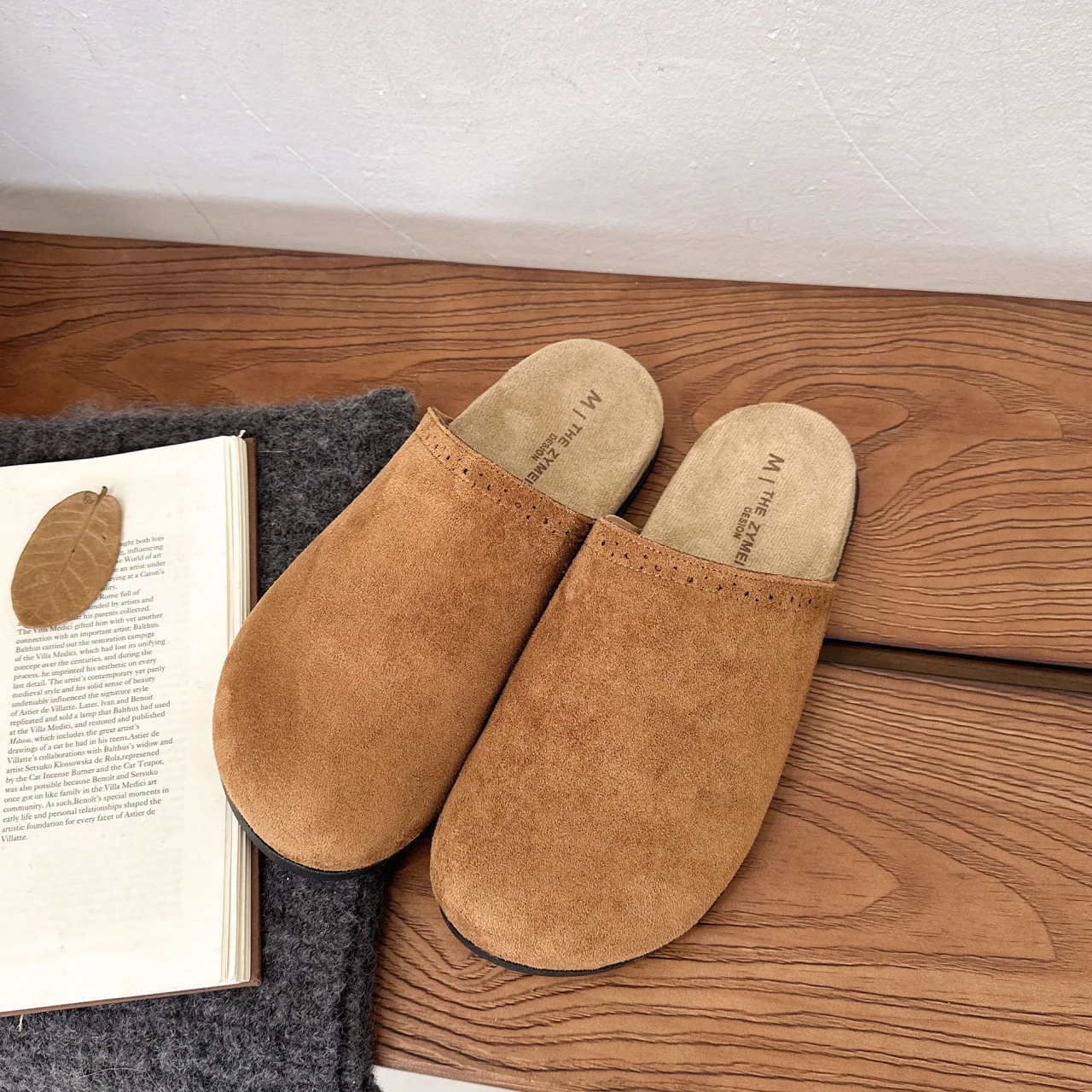 Damen Clogs aus weichem Wildleder mit ergonomischem Fußbett Heidi Mode - Image 2