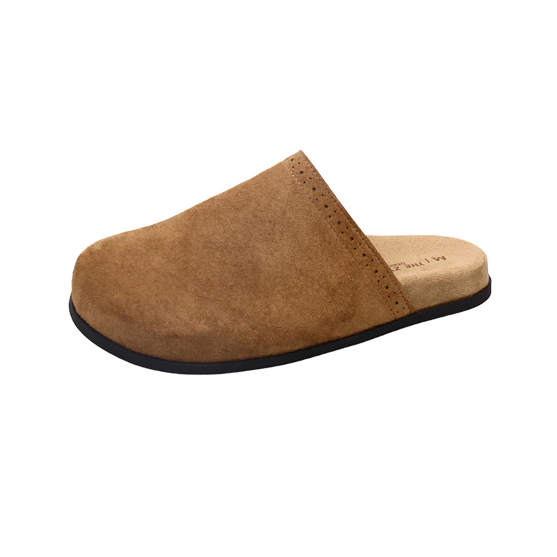 Damen Clogs aus weichem Wildleder mit ergonomischem Fußbett Heidi Mode - Image 6