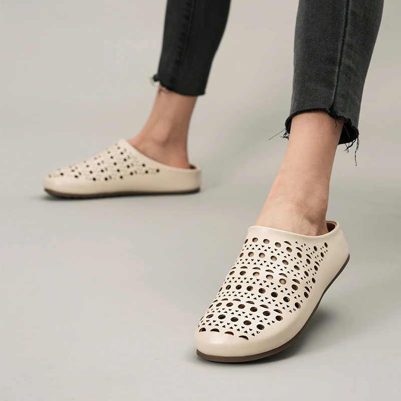 Damen Clogs mit atmungsaktivem Mesh-Design und flexiblem Fußbett Heidi Mode - Image 4