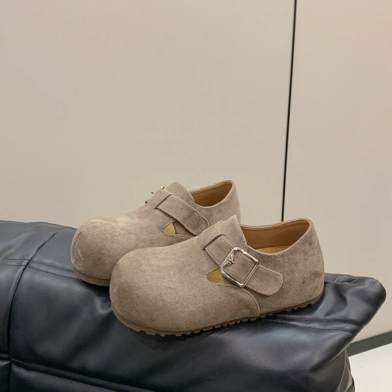 Damen Clogs mit elegantem Schnallenverschluss und weichem Obermaterial Heidi Mode - Image 2