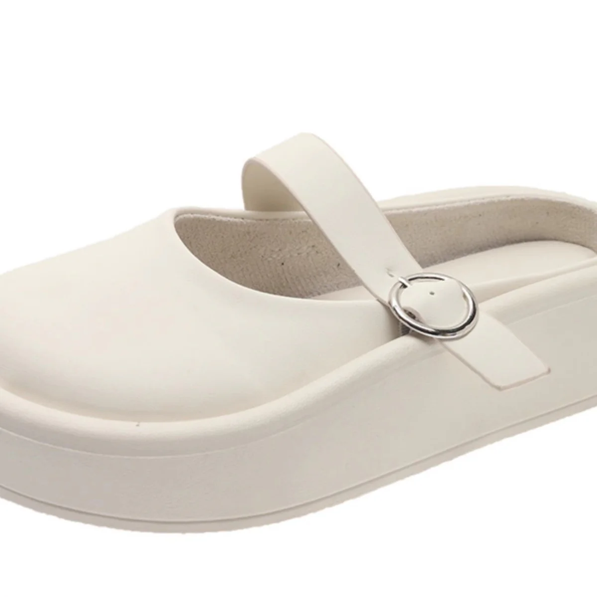 Damen Clogs mit eleganter Schnalle und bequemem Innenfutter Heidi Mode - Image 5