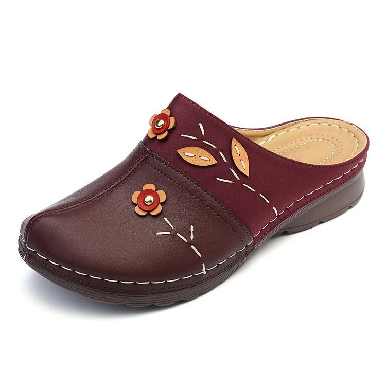 Damen Clogs mit floralem Design und angenehmem Fußbett Heidi Mode - Image 6