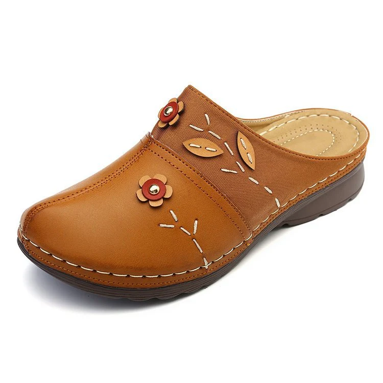 Damen Clogs mit floralem Design und angenehmem Fußbett Heidi Mode - Image 8