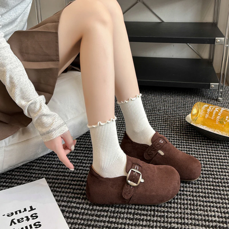 Damen Clogs mit komfortablem Kunstleder-Obermaterial und modischer Schnalle Heidi Mode - Image 2