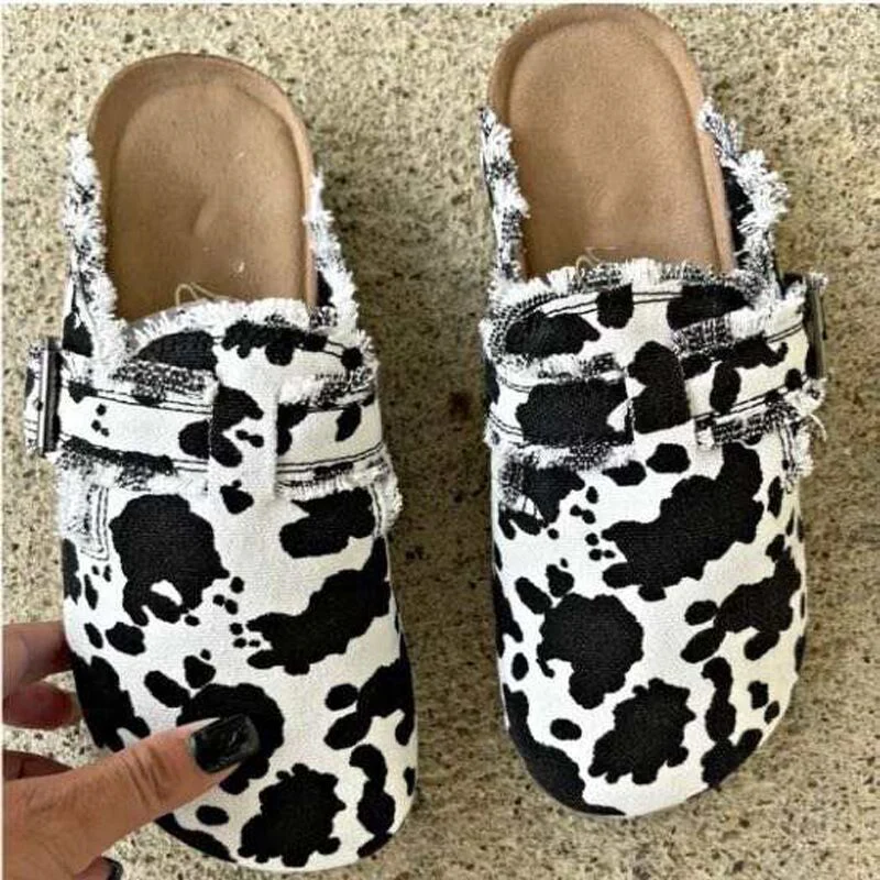 Damen Clogs mit lässigem Camouflage-Design und weichem Fußbett Heidi Mode - Image 4