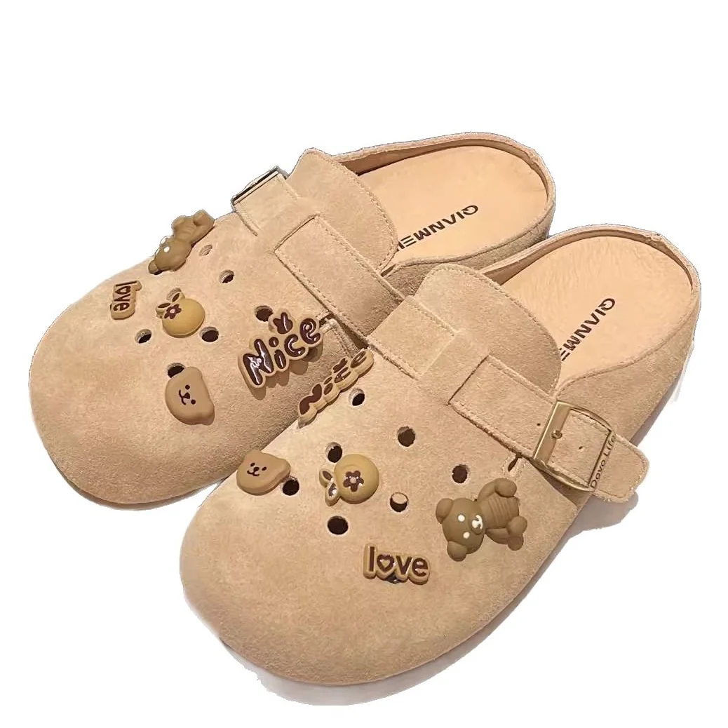 Damen Clogs mit modischem Riemendesign und verspieltem Dekor Heidi Mode - Image 5