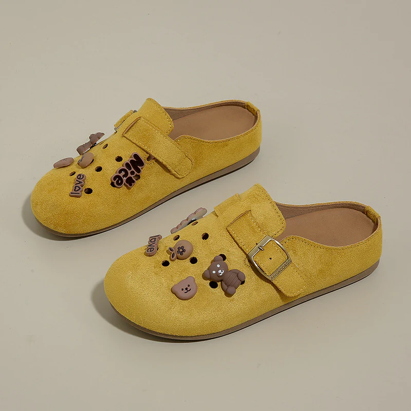 Damen Clogs mit niedlichem Tiermotiv und verstellbarem Riemen Heidi Mode - Image 2