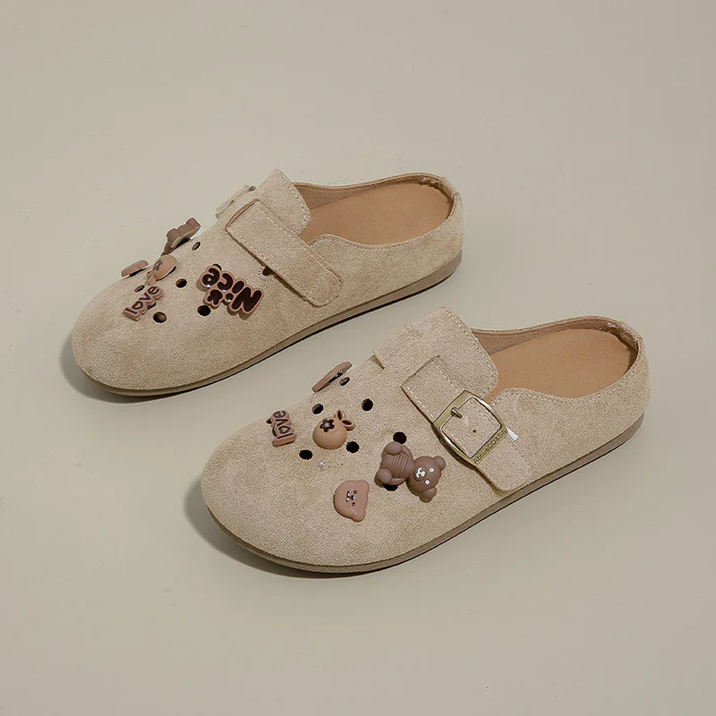 Damen Clogs mit niedlichem Tiermotiv und verstellbarem Riemen Heidi Mode - Image 8