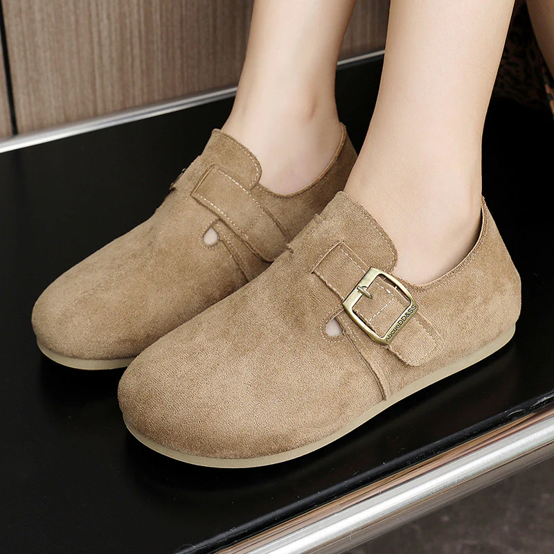Damen Clogs mit praktischem Schnallenverschluss und rutschfester Sohle Heidi Mode - Image 3