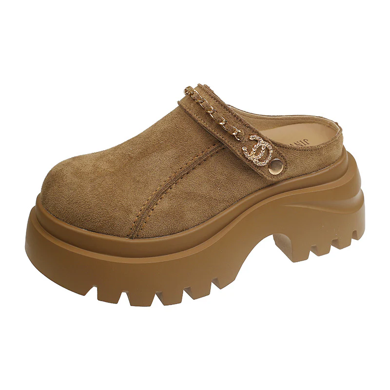 Damen Clogs mit trendiger Logoplatte und rutschsicherer Sohle Heidi Mode - Image 6